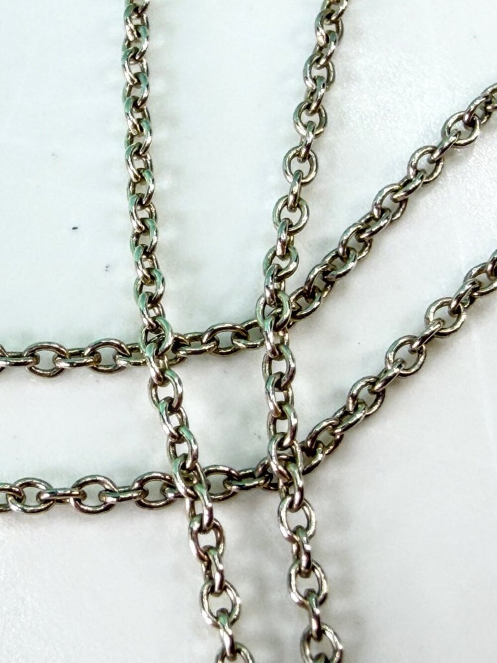 Tiffany & Co. Sterling Silver Initial Q Pendant Necklace 16" 4.3g JR2047 - Picture 6 of 7